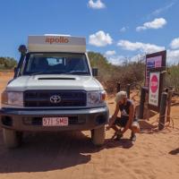 Alex filling up our tyres