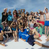 The crew on our whale shark tour