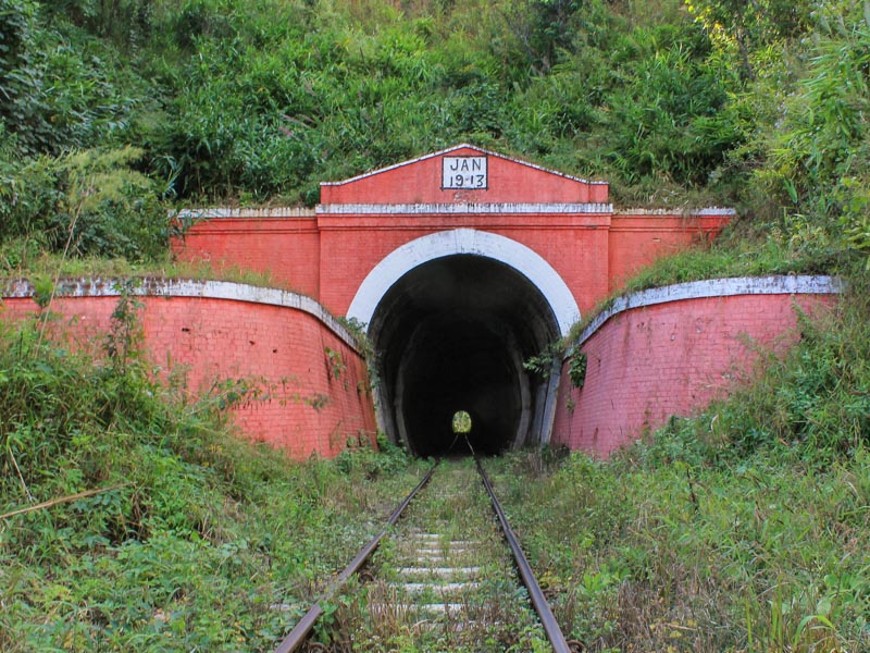 Historical tunnel from British protactorate