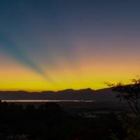 Sunset over Inle Lake