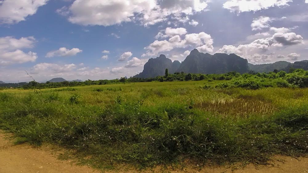 Countryside around Vang Vieng