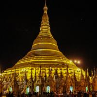 Shwedagon Pagoda by night