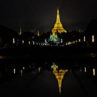 Shwedagon Pagoda from People's Park