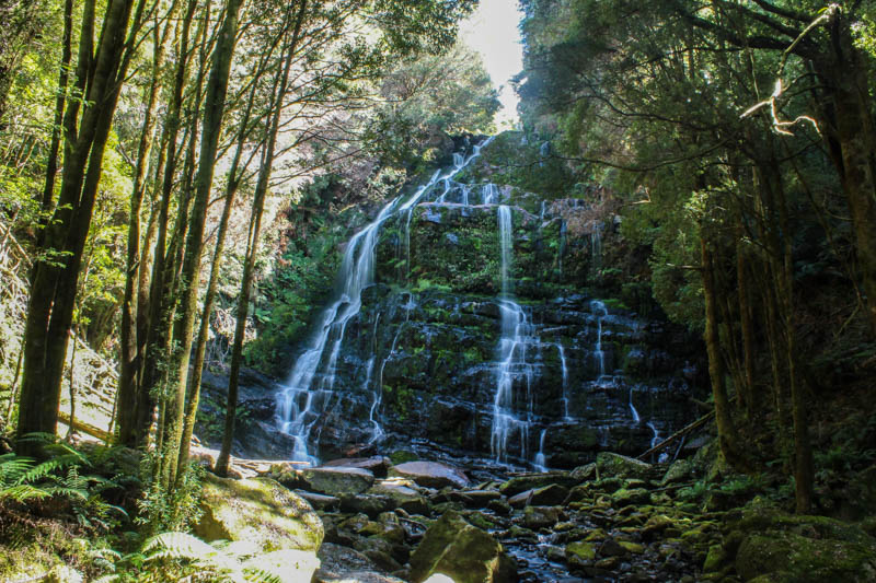 Nelson falls near Strahan