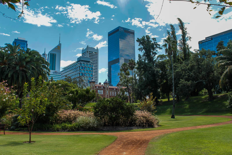 View of the CBD from Riverside drive