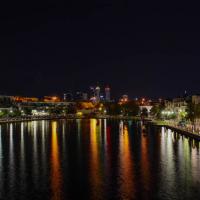 Trafalgar bridge by night