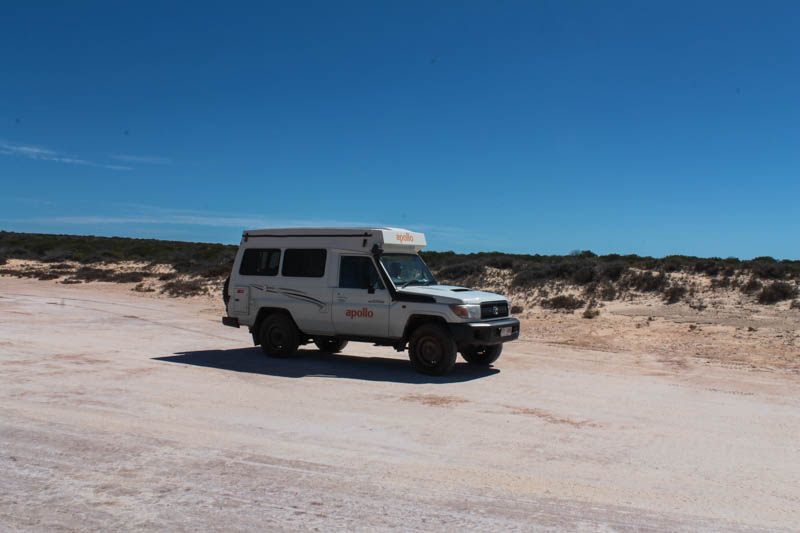 Salt pan in Francois Peron NP