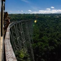 View of Goteik bridge