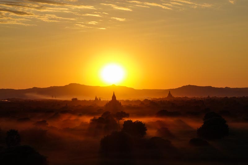 Sunset over Bagan 2