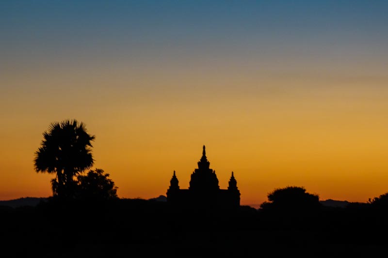 Sunset over Bagan  3