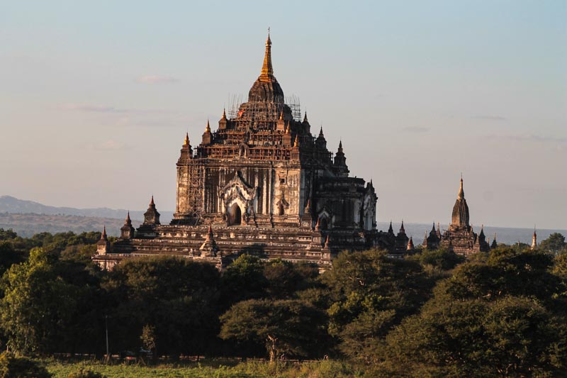 Thatbyinnyu Temple at Sunset