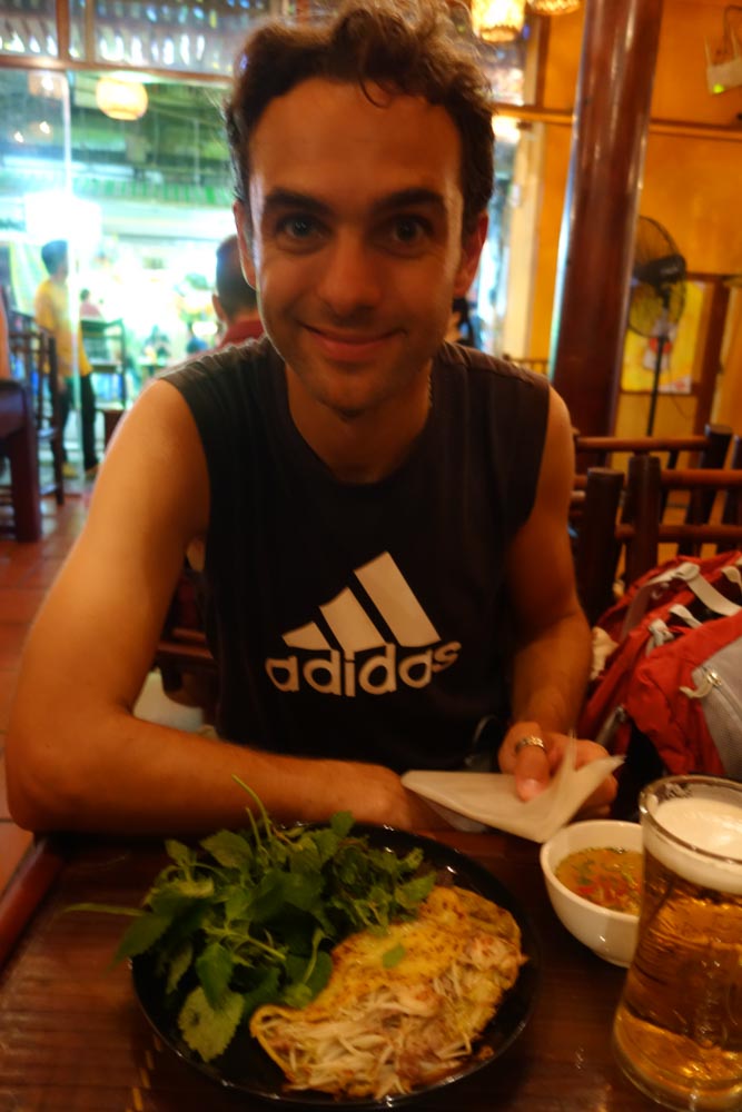 Alex and his favourite vietnamese dish